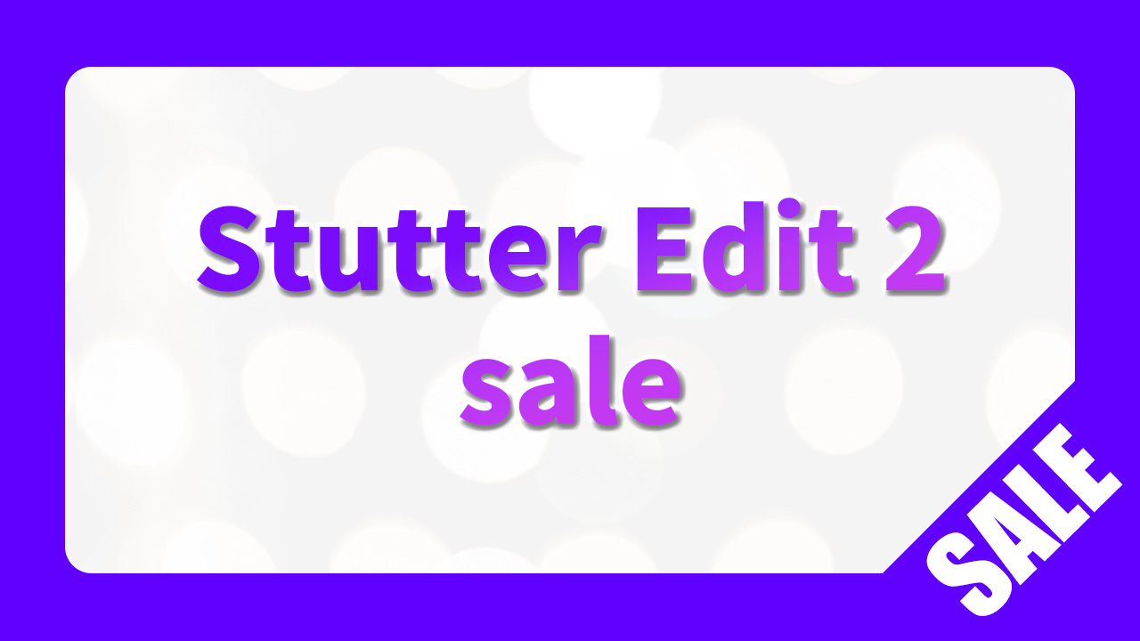 iZotope Stutter Edit 2セールのアイキャッチ画像