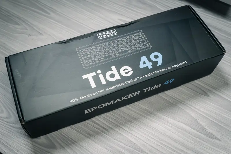 Epomaker Tide49のパッケージ写真