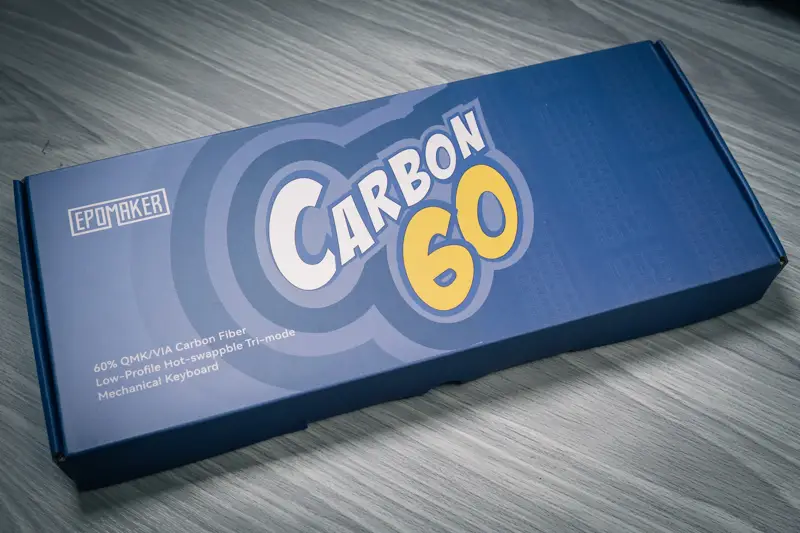Epomaker Carbon60パッケージ写真