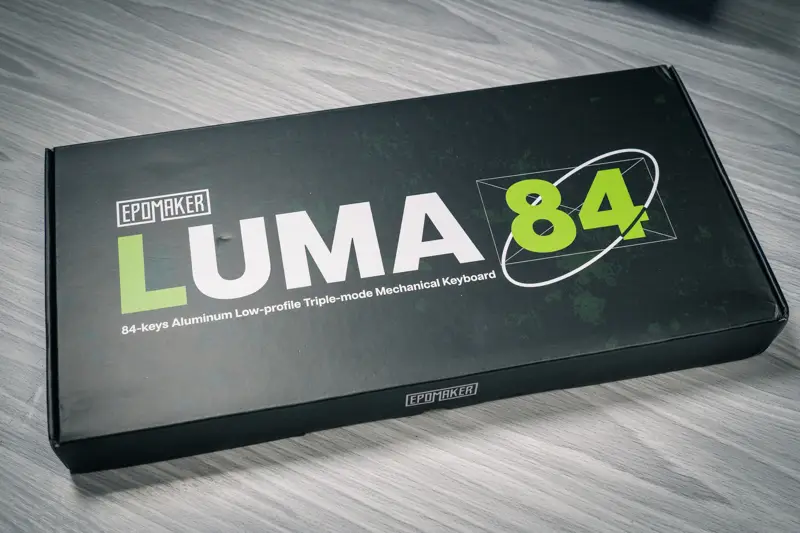 Epomaker Lima84パッケージの写真