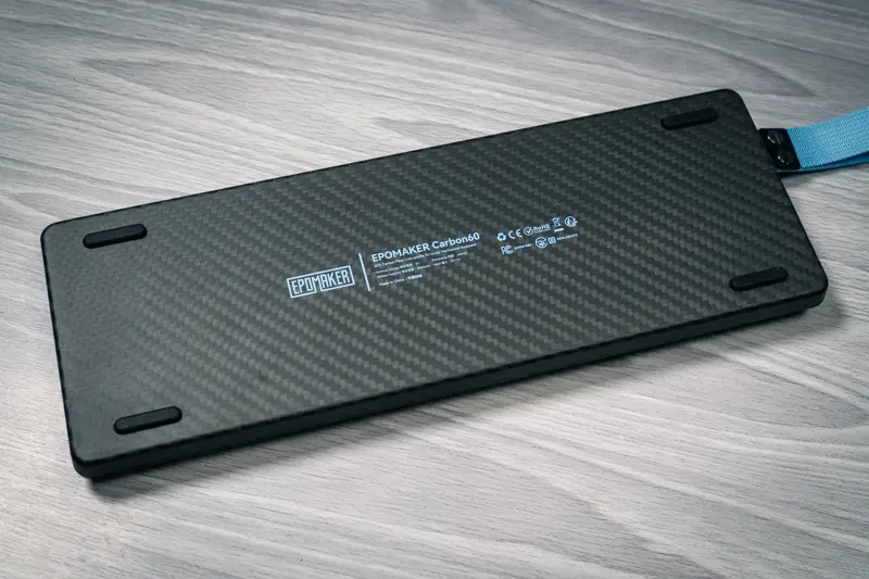 Epomaker Carbon60本体裏の写真