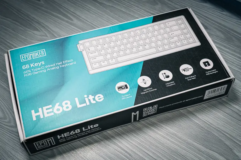 Epomaker HE68 Liteパッケージの写真