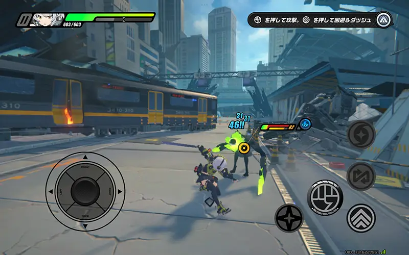 Redmi Pad 2 Proでゼンレスゾーンゼロをプレイしている画像